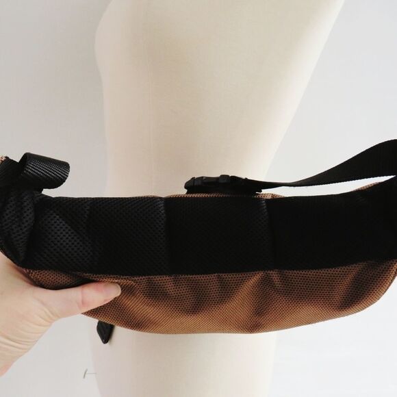 Tumi Womens Mens Unisex Bronze Brown Structured Travel Waist Fanny Pack - Picture 7 of 16